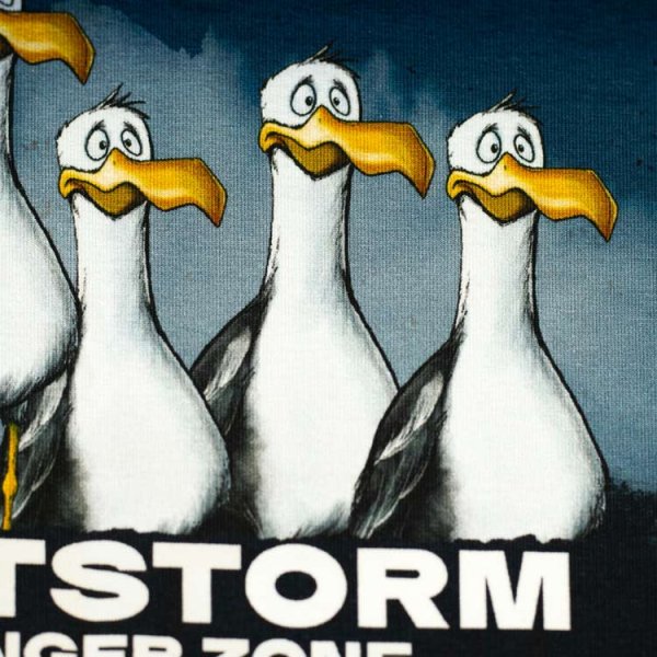 Seagull Ole Thorsten Berger French Terry Druck Shitstorm Danger Zone Detailansicht